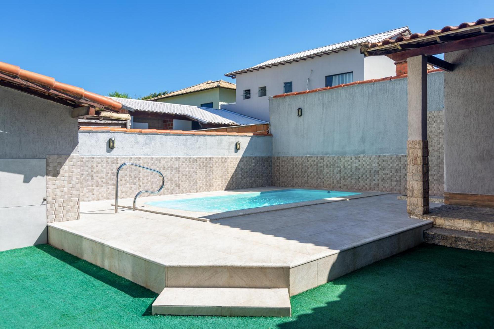 Refugio Tropical Casa De Com Piscina Aquecida E 4 E Garagem 3 Carros, 800 Mtrs Da Internet 700 Mbps, Privado Com Pista De Skate , Quadra De Futevolei , Campos E Quadras De Futebol!